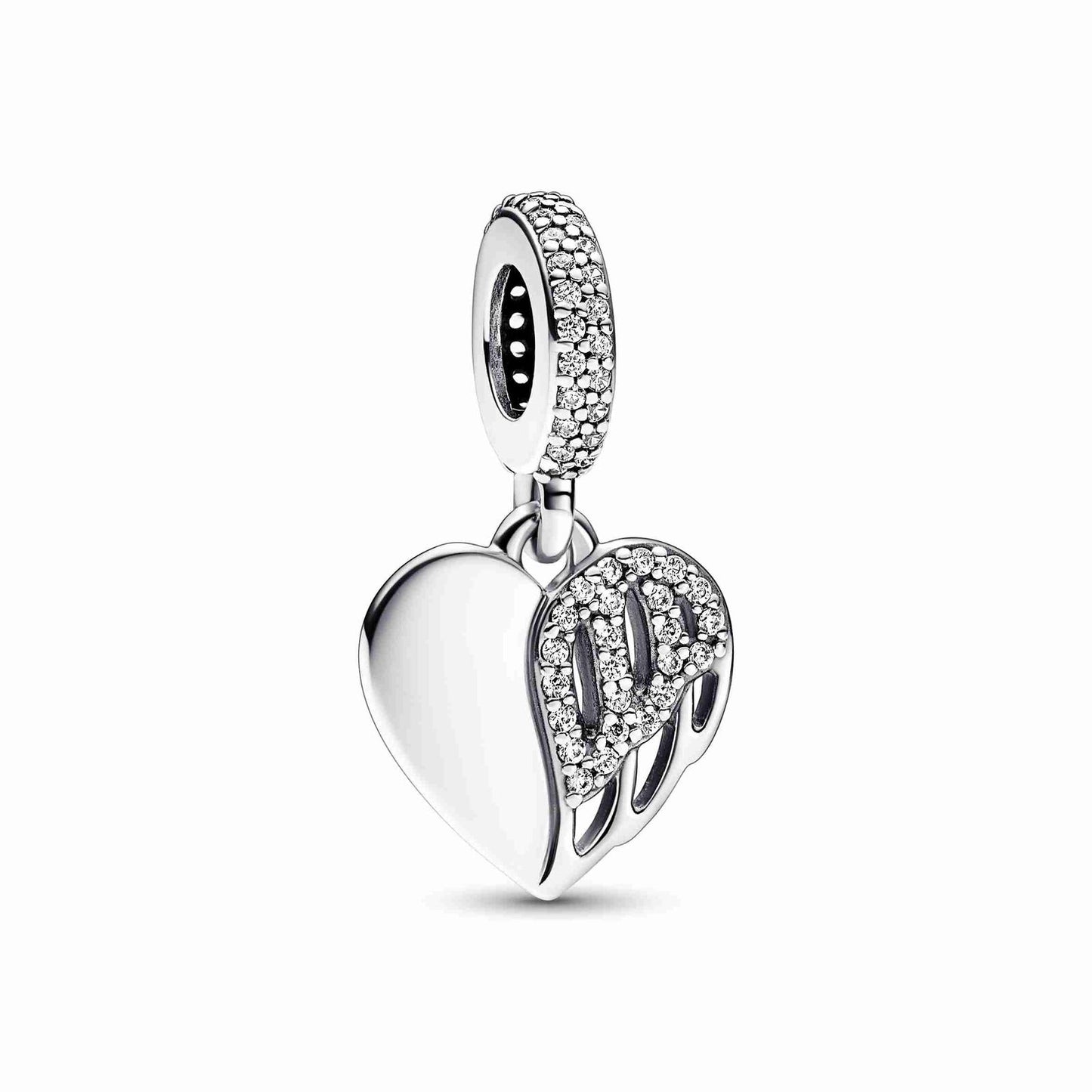 Pandora Heart & Angel Dangle Charm 792646C01