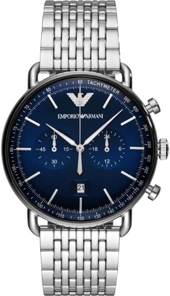 Emporio Armani AR11238 Men’s Chronograph Stainless Steel 43mm Watch