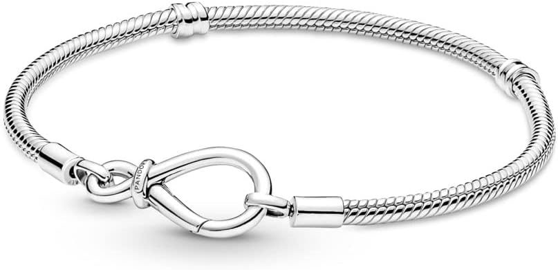 PANDORA Moments Infinity Knot Snake Chain Bracelet