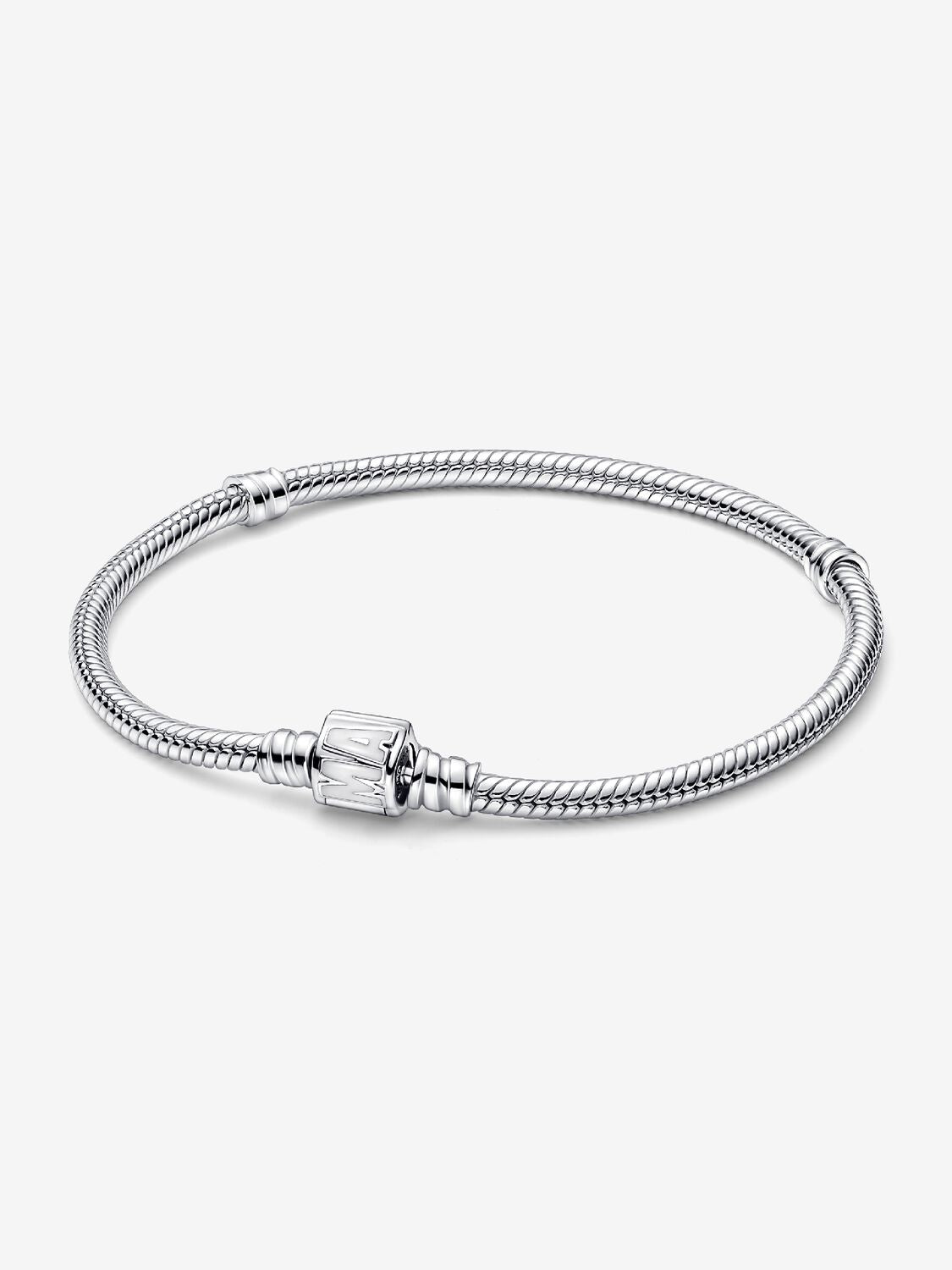 Pandora Moments Marvel Logo Clasp Snake Chain Bracelet