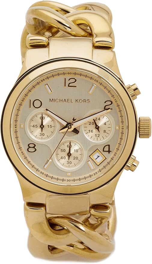 Michael Kors Gold Stainless Gold dial Dress Watch for Women MK3131
