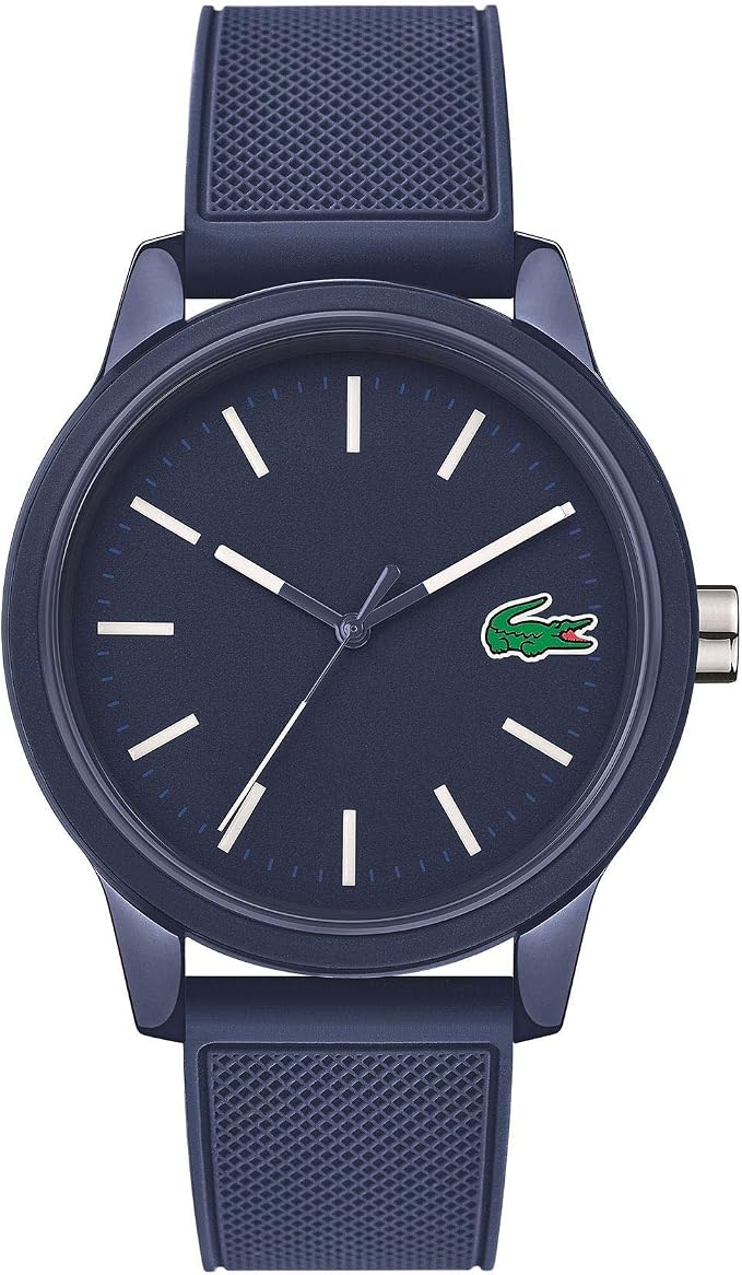 Lacoste Mens Analogue Classic Quartz Watch with Silicone Strap 2010987