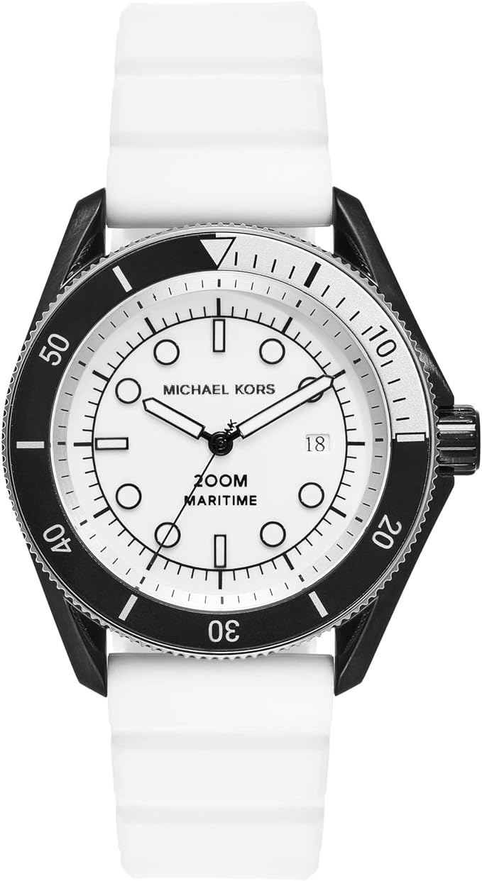 Michael Kors Analog White Dial Men's Watch-MK9159