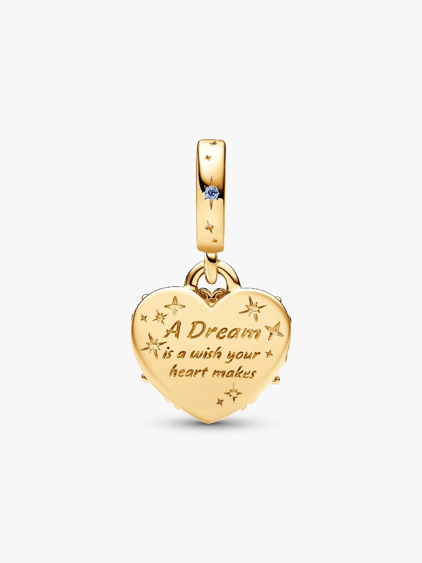 Pandora Disney Cinderella's Carriage & Heart Double Dangle Charm