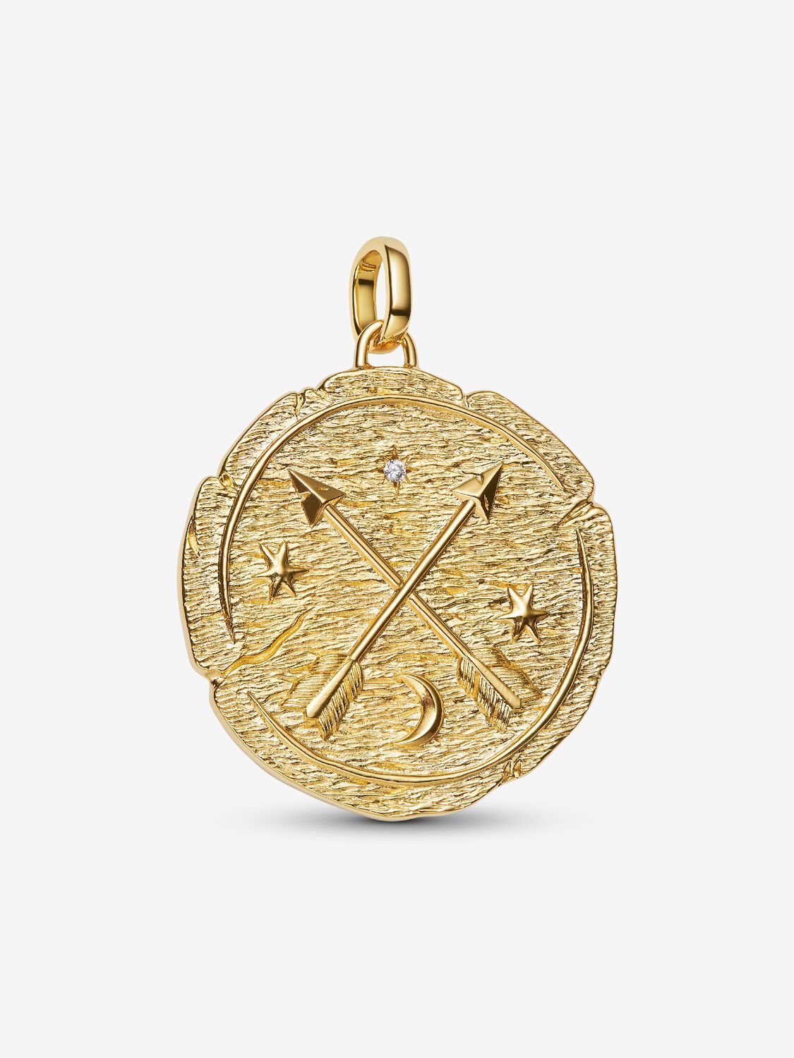 Crossing Arrows Oversized Medallion Charm 764084C01