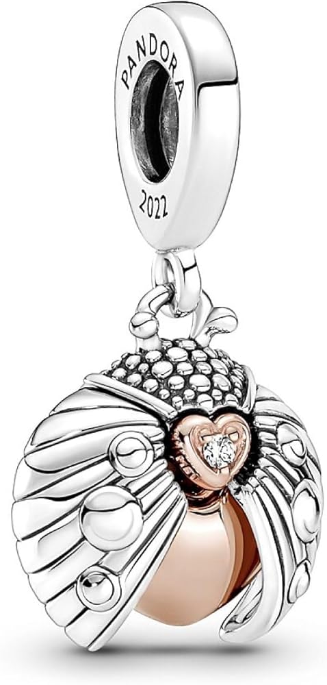 Pandora Club 2022 Ladybird & Heart Dangle Charm