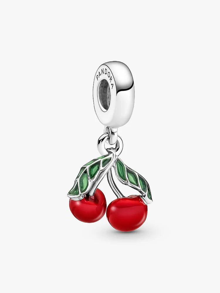 Pandora Asymmetrical Cherry Fruit Dangle Charm 791583C01