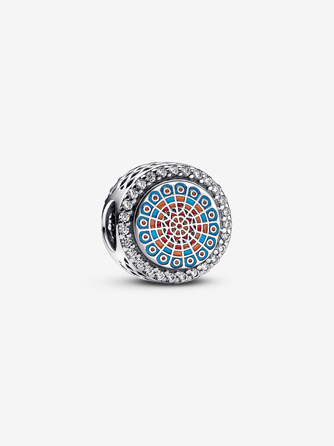 Cathedral Rose Window Charm to engrave 792016CZ