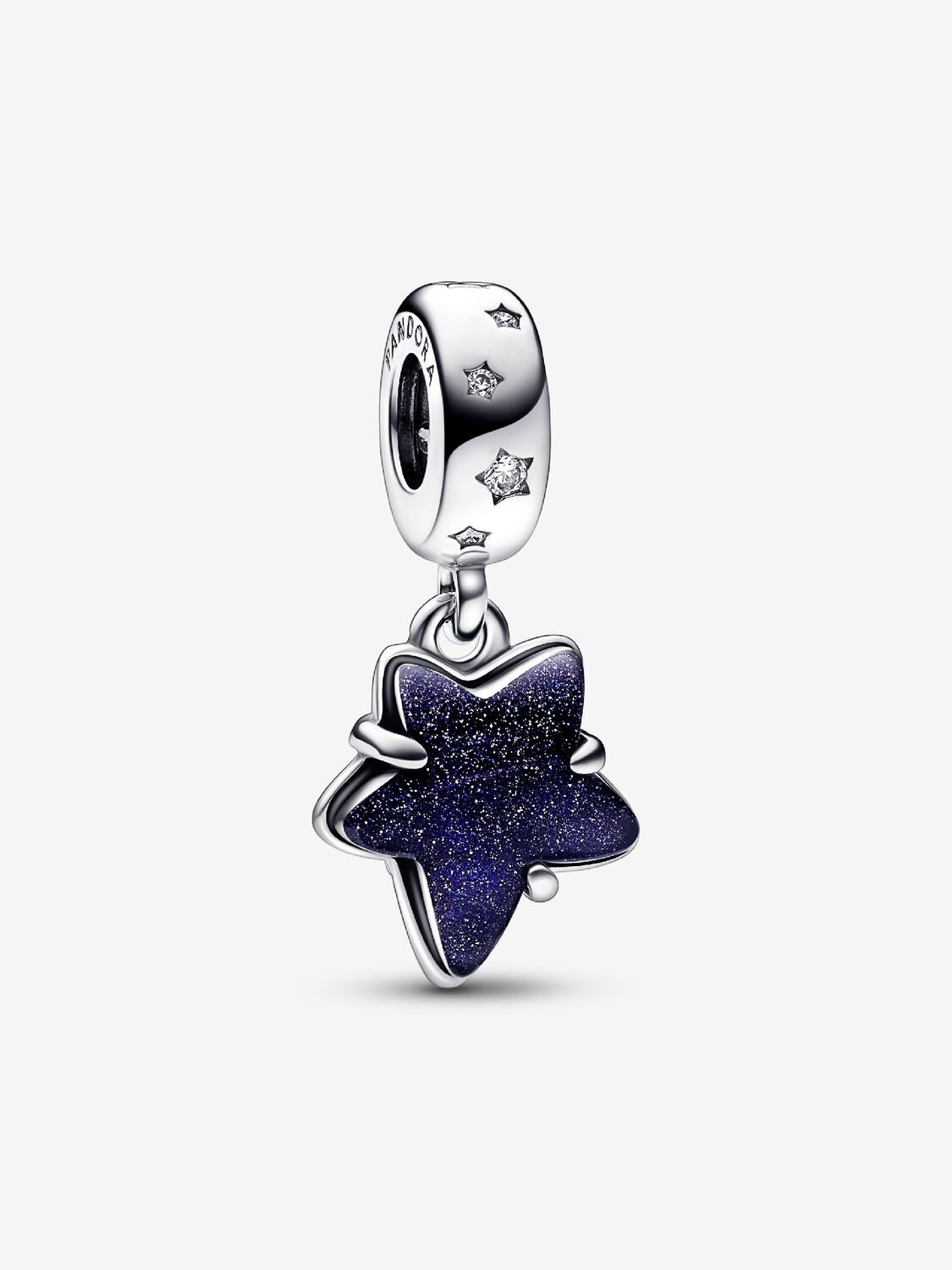 Celestial Galaxy Star Murano Dangle Charm 792368c01