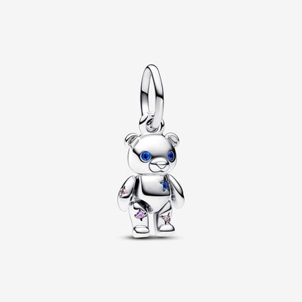 Movable Teddy Bear Dangle Charm 792986C01