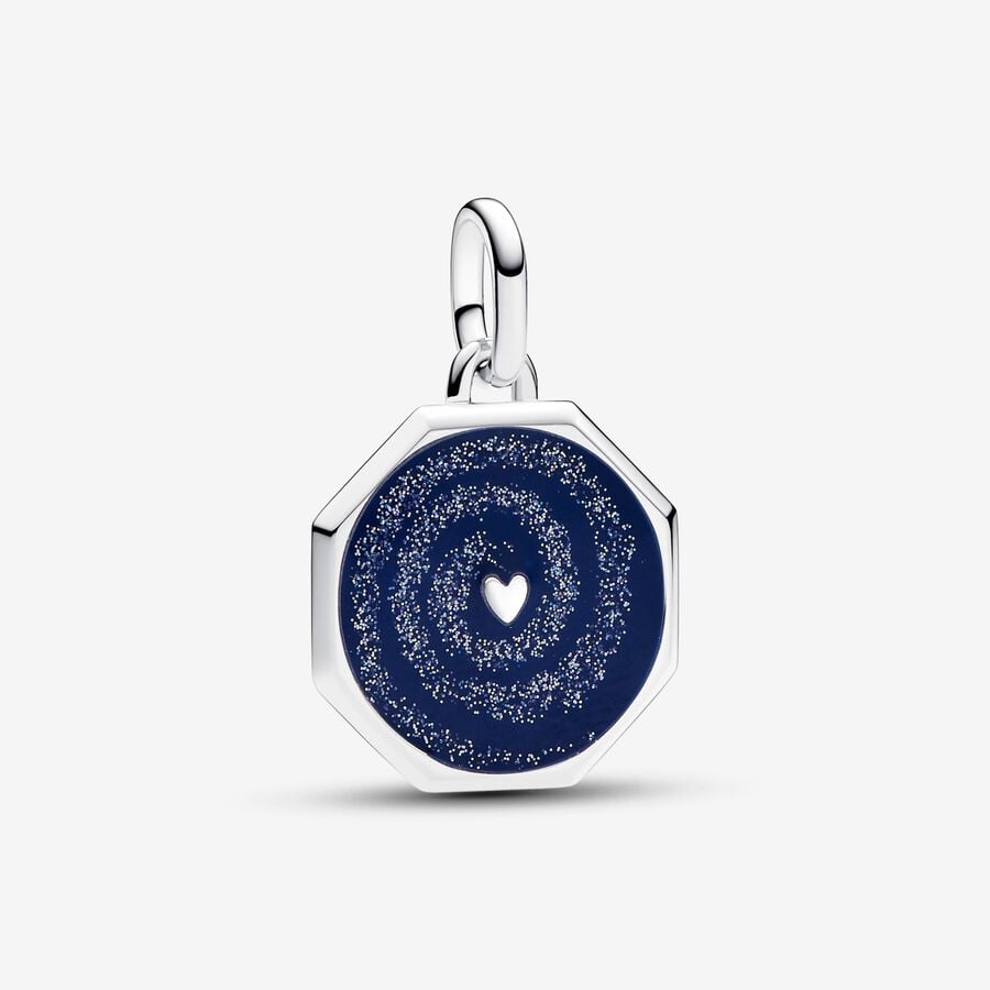 Pandora ME Galaxy Heart Medallion Charm 793040C01