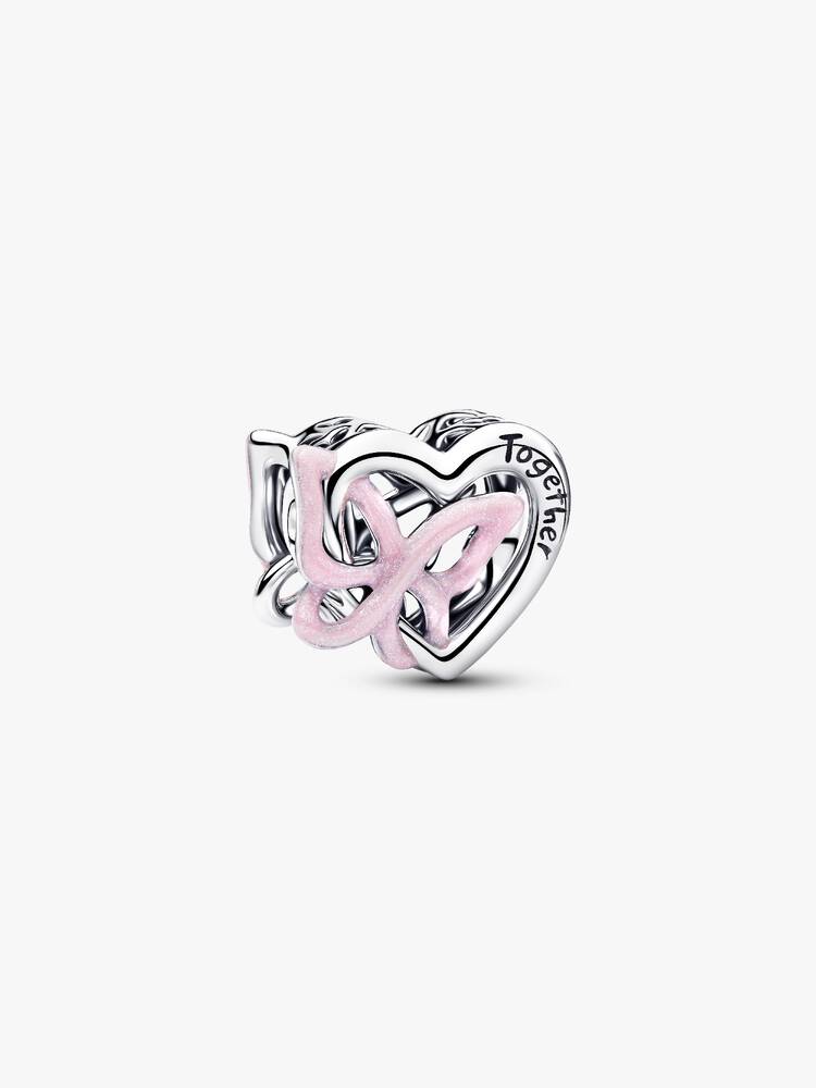 pandora Entwined Heart & Butterfly Charm