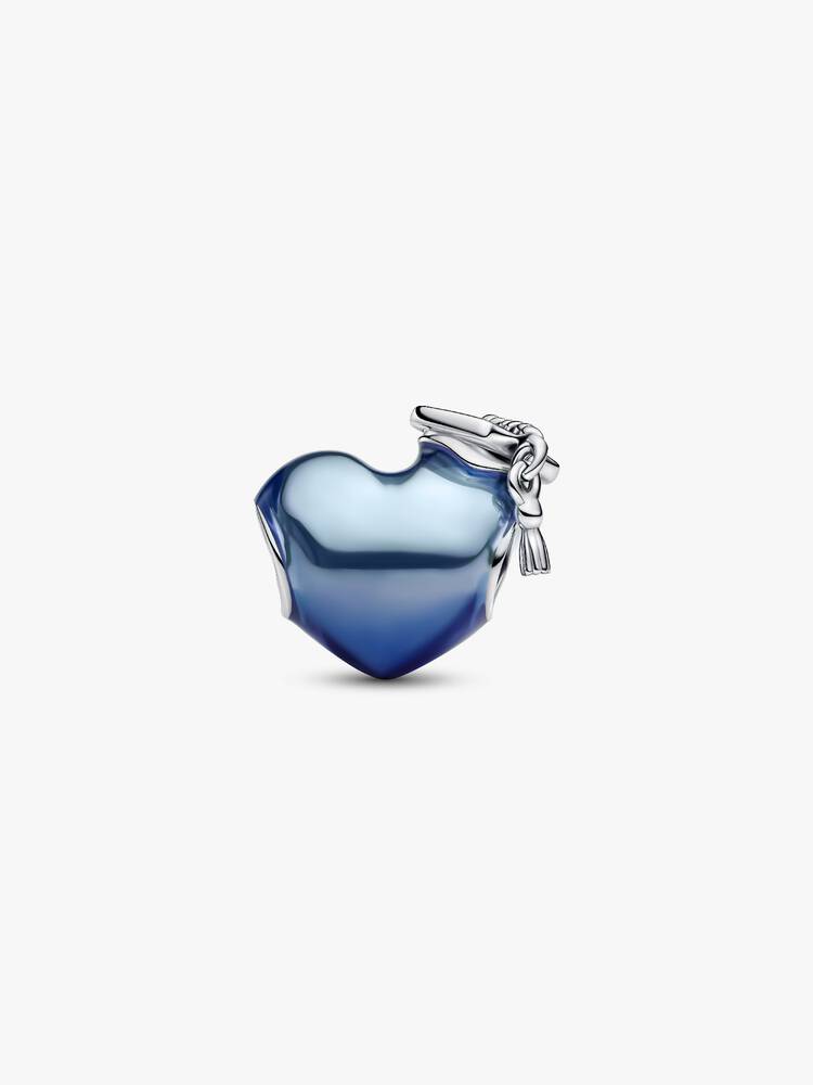 Pandora Graduation 2026 Blue Heart Charm 794635C02