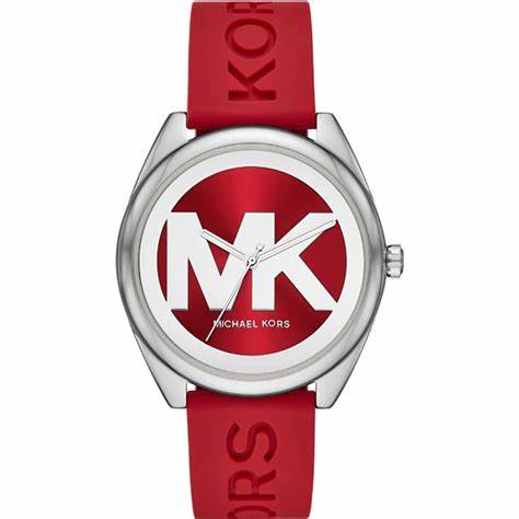 Michael Kors Women's Janelle Three-Hand Stainless Steel Watch MK7144