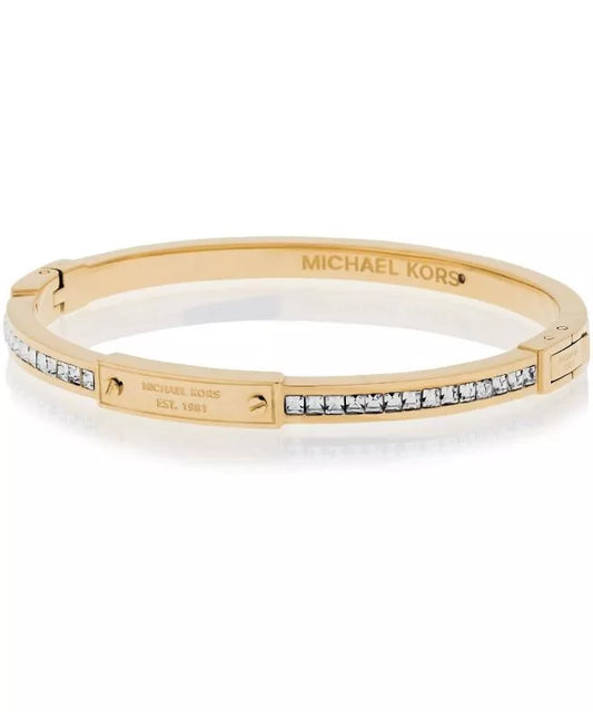سوار مايكل كورس الذهبي مرصع بالزركونيا المكعبة MKJ4807710