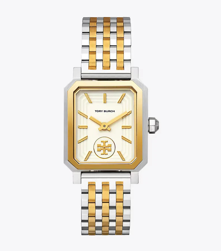 Tory Burch Robinson Dual Tone Stainless Steel Strap Ladies Watches-TBW1501