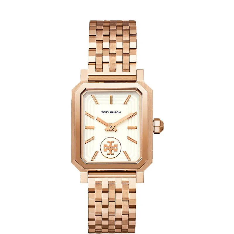 Tory Burch Robinson Rose Gold Stainless Steel Strap Ladies Watches-TBW1502