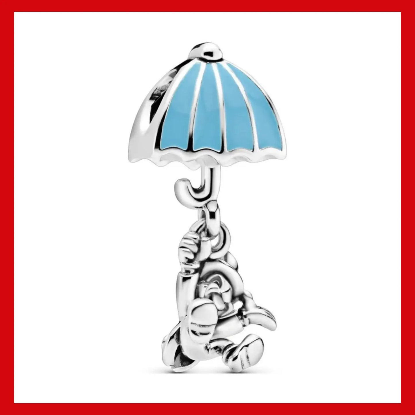 Pandora Pinocchio Jiminy Cricket Umbrella Dangle Charm