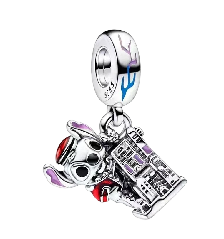 Pandora Disneyland Paris Stitch Hollywood Tower of Terror Charm