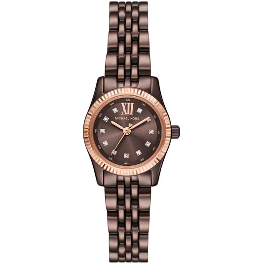 Michael Kors Ladies Brown Stainless Steel Women's Watch MK4844