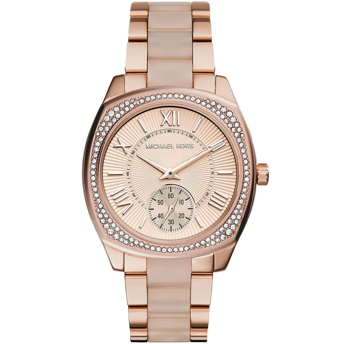 Michael Kors MK6135 Bryn Women's Rose Gold Dial Stainless Steel Band Watch