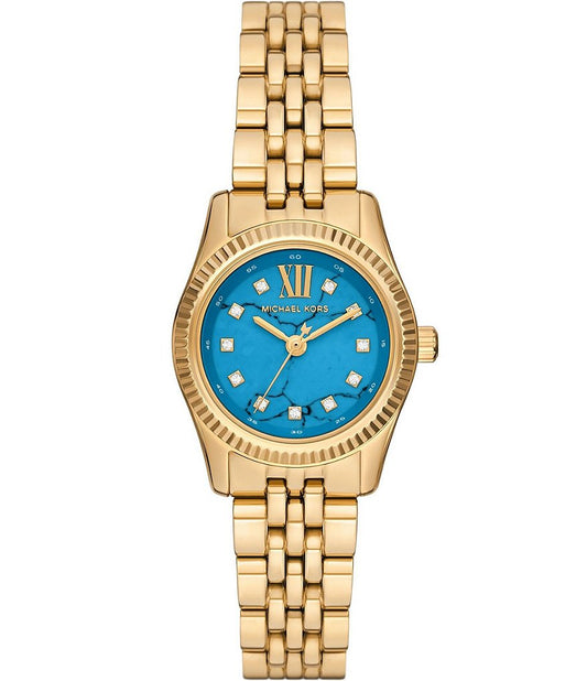 Michael Kors Women's Watch Lexington Three-Hand, Gold-Tone Stainless Steel, MK4813