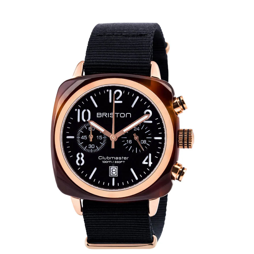Clubmaster Classic - Chrono - Gold - Black  14140-PRA-T-1-NB