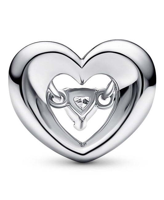 سحر قلب باندورا المشع من الزركونيا المكعبة العائم