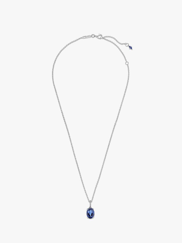 Pandora Sparkling Statement Halo Pendant Necklace