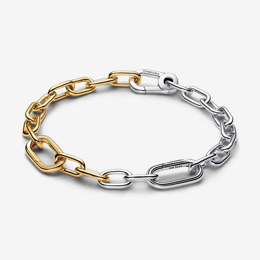 Two-tone Link Chain Bracelet
