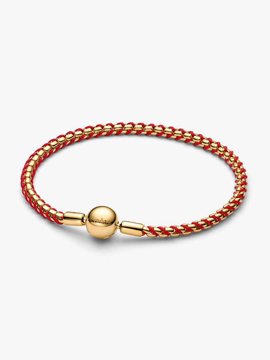 Pandora Red Cord Snake Chain Bracelet  563816C01