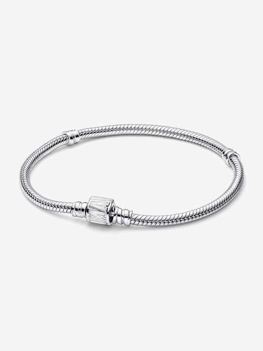 Pandora Moments Marvel Logo Clasp Snake Chain Bracelet