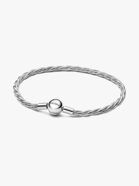 Pandora Round Pandora Clasp Twisted Snake Chain 593757C00