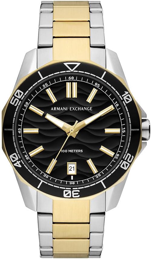 Armani Exchange Men's Analog Quartz Watch with Stainless Steel Strap AX1956