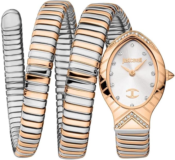 JUST CAVALLI JC1L248M0075 WOMEN'S SIGNATURE SNAKE QUARTZ WATCH