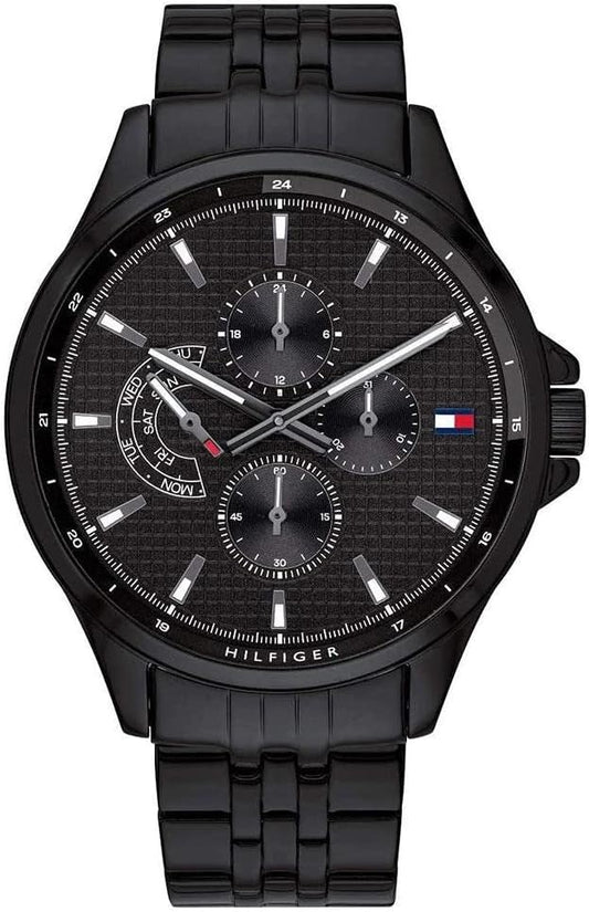 Tommy Hilfiger 1791611 Stainless Steel Round Analog Water Resistant Watch for Men