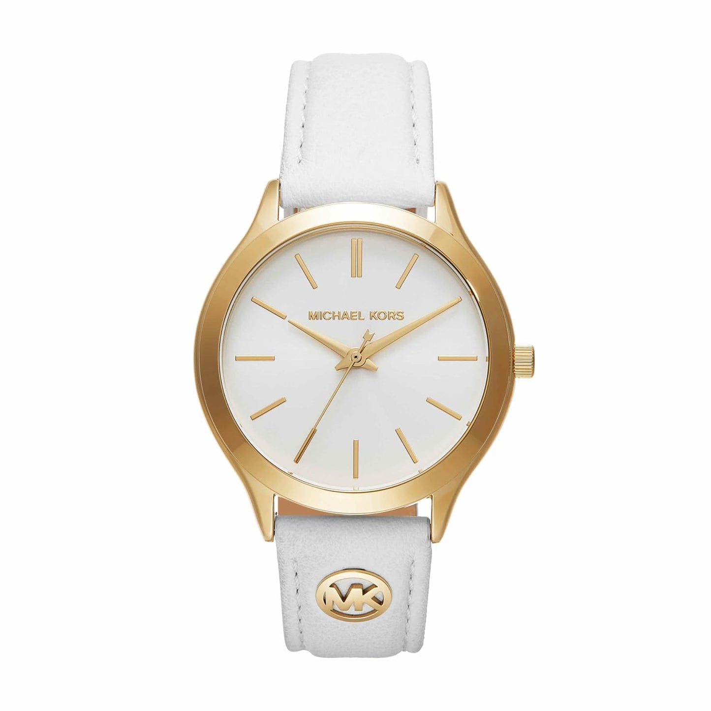 Michael Kors MK7466 Slim Runway White Watch