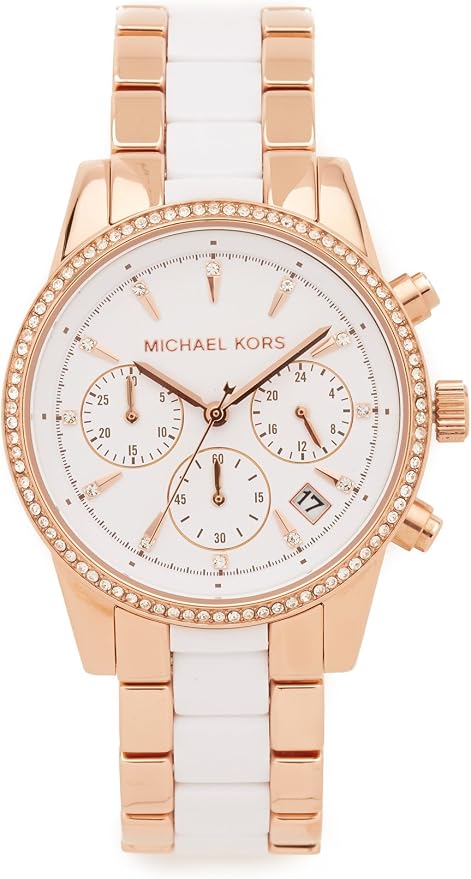 Michael Kors Women's Ritz MK6324 Rose Gold Stainless-Steel Quartz Fashion Watch