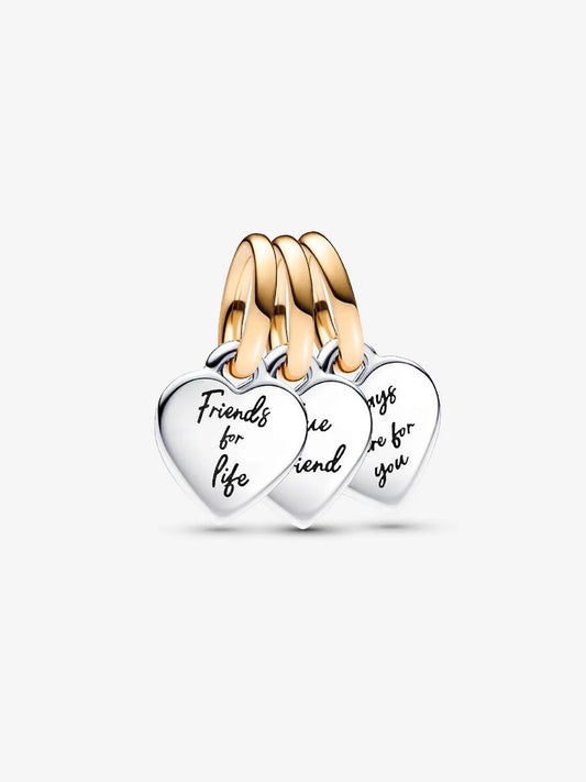 قلادة صداقة ثلاثية قابلة للتقسيم بلونين 762722C00