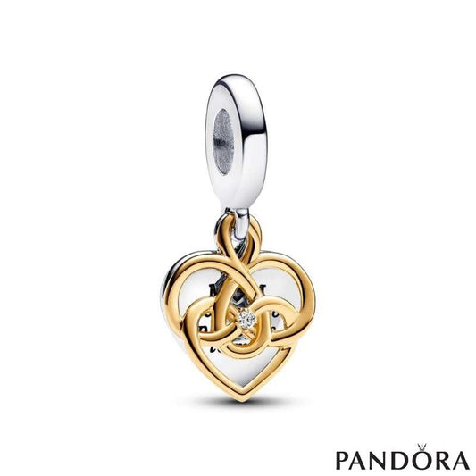 قلادة ماسية مزدوجة قابلة للنقش من إنتاج مختبري 763237C01