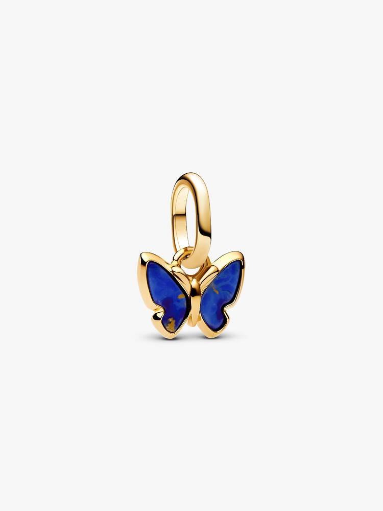 Pandora Blue Butterfly Mini Dangle Charm