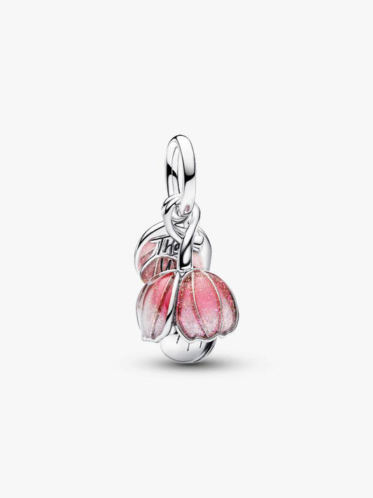 Pandora Two-Tone Blooming Flower Dangle Charm