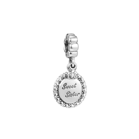 Pandora Sweet Sister Dangle Charm 791126CZ