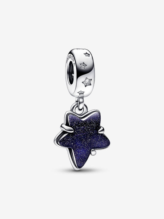 Celestial Galaxy Star Murano Dangle Charm 792368c01