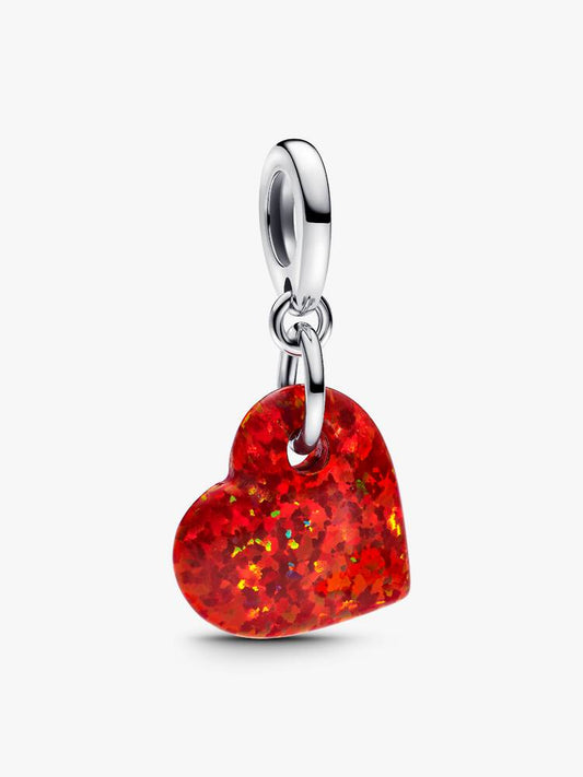 Pandora Opalescent Red Heart Dangle Charm  793348C01