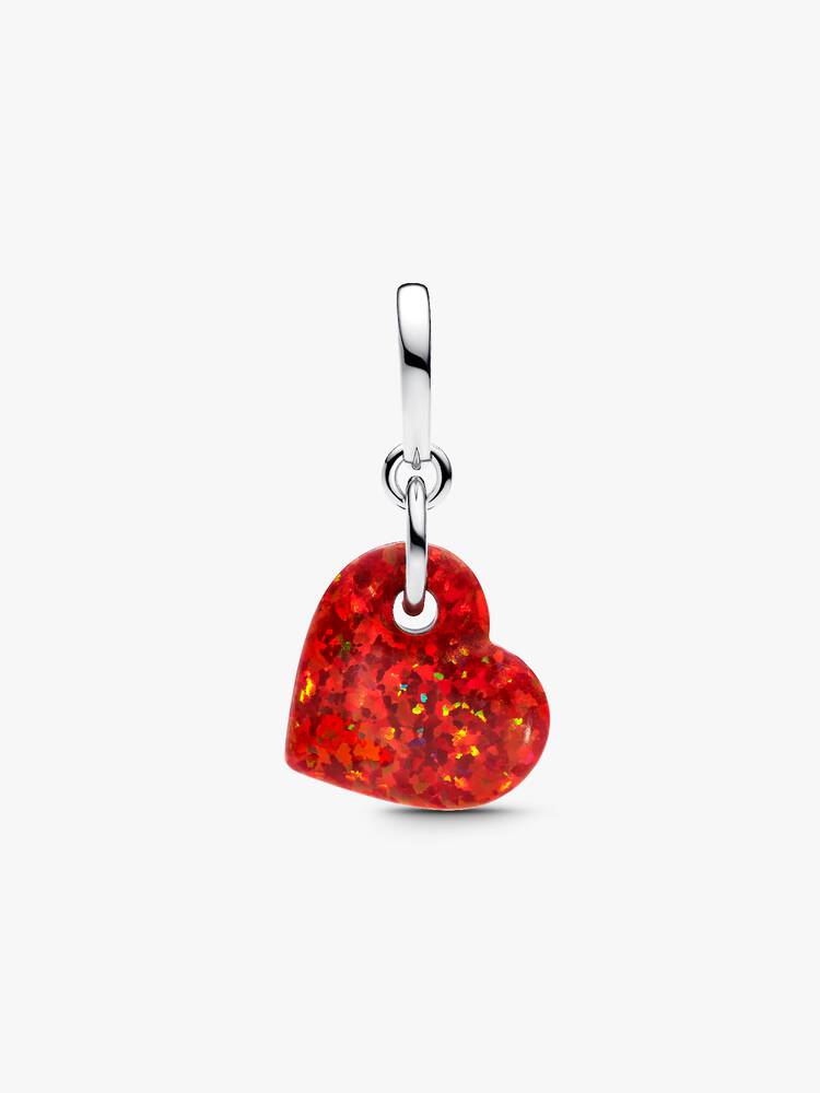 Pandora Opalescent Red Heart Dangle Charm  793348C01