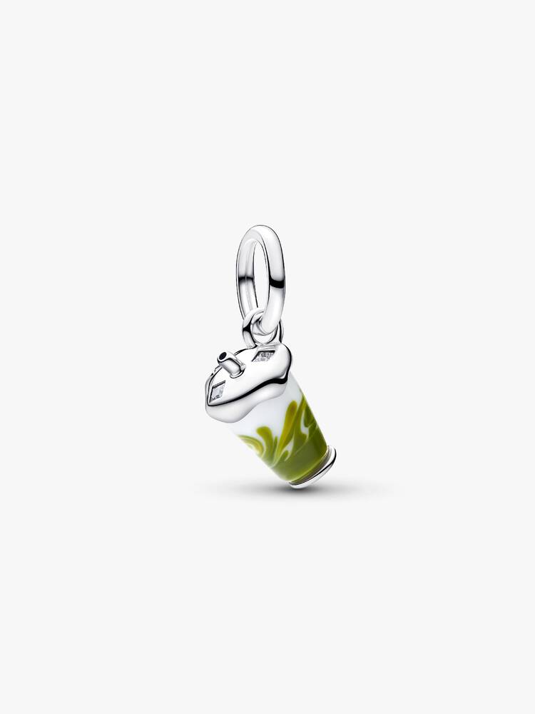 Pandora Iced Matcha Latte Murano Glass Dangle Charm