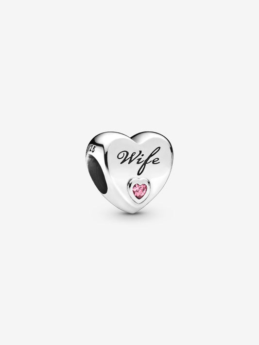 Wife Love Heart Charm 798249PCZ
