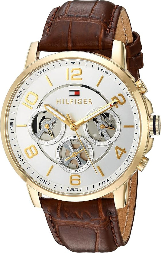 Tommy Hilfiger 1791291 Casual Watch For Men Analog Leather