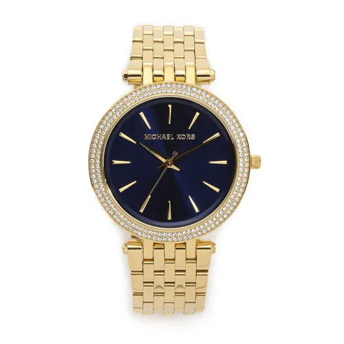 Michael Kors Darci Women's Blue Dial Stainless Steel Band Watch - MK3406
